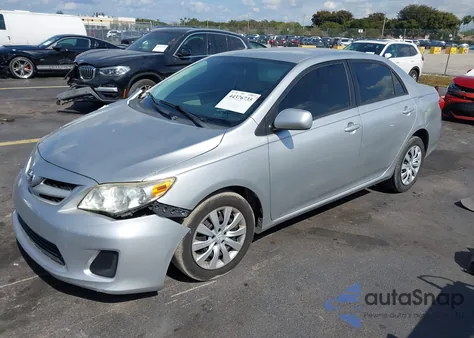 2012 Toyota Corolla Le z USA, uszkodzony, nr VIN JTDBU4EE3C9172791